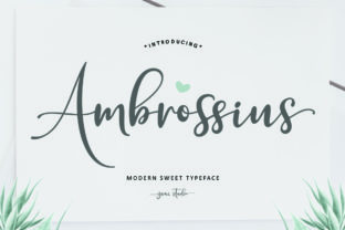 Ambrossius Script: A Fun and Cool Handwritten Font