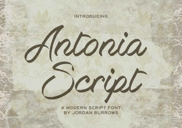 Antonia Script: The Elegant Font for Stylish Projects