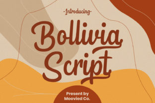 Bollivia Script: Where Classic Calligraphy Meets Modern Design
