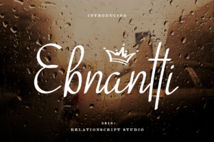 Ebnantti Script: A Beautiful Script Font for Modern Design