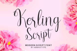 Kerling Script: A Sweet, Soft Hand-Lettered Typeface for Your Projects
