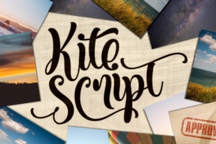 Kite Script: Where Handwritten Charm Meets Polished Design