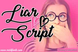 Liar Script: A Bold Calligraphy Font for Creative Projects