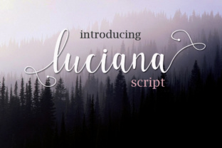 Luciana Script 2: A Modern Calligraphy Font for Elegant Projects