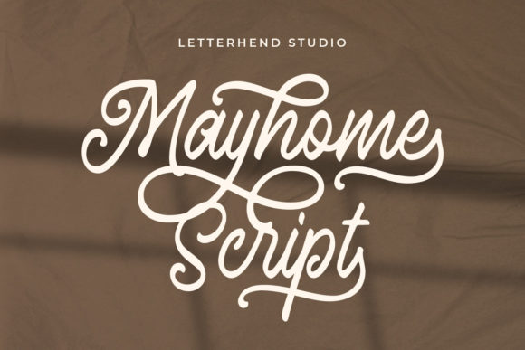 Mayhome Script: A Vintage Font with Modern Versatility