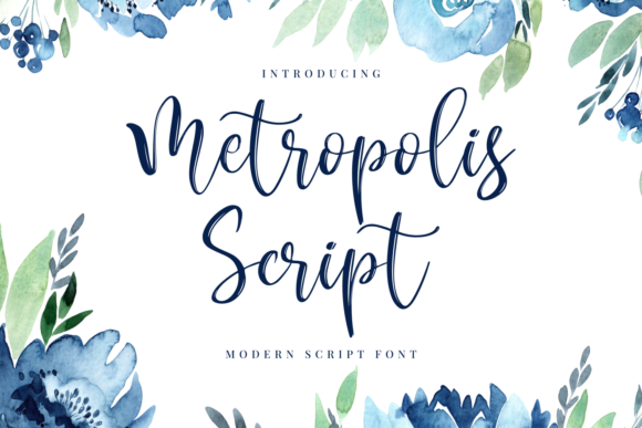 Metropolis Script: A Modern Handwritten Font for Authentic Projects