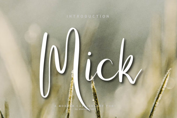 Mick Script: A Timeless Handwritten Font for Modern Brands