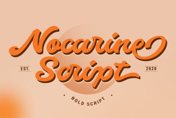 Nocarine Script: The Elegant Handwritten Font for Timeless Designs
