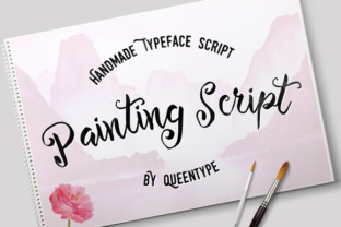Painting Script: A Natural Brush Script for Authentic Design