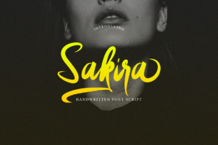 Sakira Script: The Energetic Brush Script for Modern Designers
