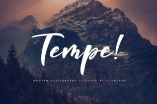 Tempe! Script: A Modern Bold Script for Dynamic Branding