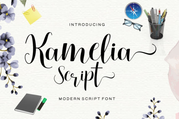 Unveiling Kamelia Script: A Modern Script Font for Creative Projects